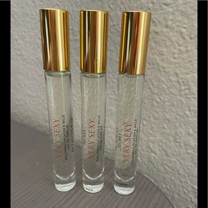 X3 Victoria's Secret Rollerball Very Sexy Perfume Set Tsa approved trave…